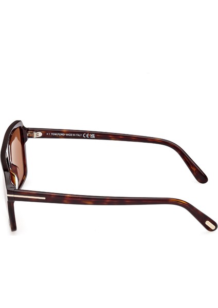 Tf 1176 52E 56 Unisex Pilot Kırçıllı Kahverengi Kemik Güneş Gözlüğü fiyatları