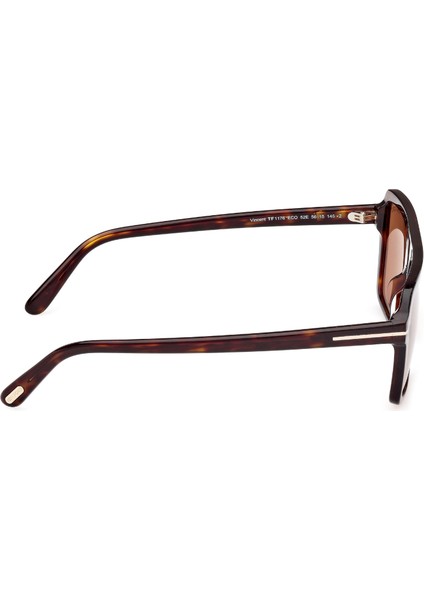 Tf 1176 52E 56 Unisex Pilot Kırçıllı Kahverengi Kemik Güneş Gözlüğü indirimleri