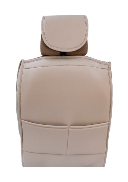 Aldysm Renault Fluence Lüx Deri Oto Koltuk Kılıfı Ön Arka Takım (Mars) Bej fırsatları