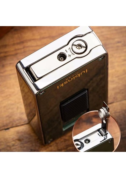 Design Yeni Seri Çift Torch Delicili Puro Çakmağı Yeşil fırsatları