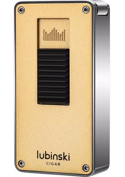 Design Yeni Seri Çift Torch Delicili Puro Çakmağı Gold