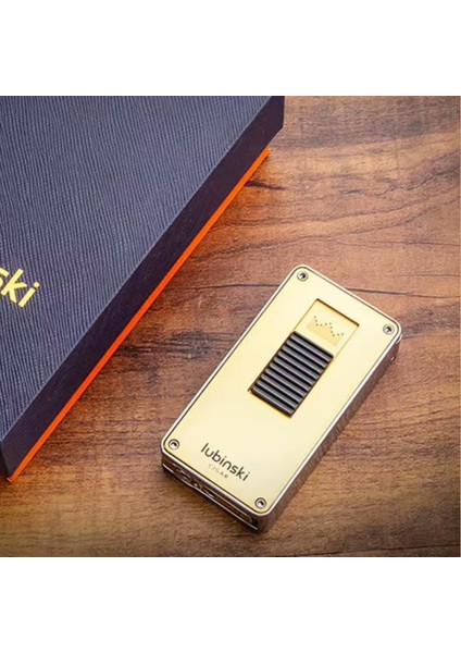 Design Yeni Seri Çift Torch Delicili Puro Çakmağı Gold fiyatları