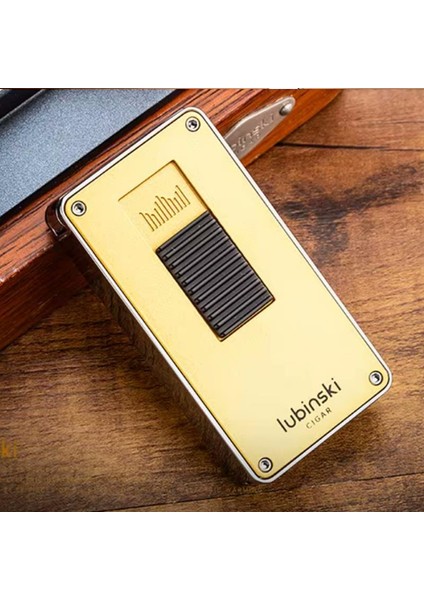 Design Yeni Seri Çift Torch Delicili Puro Çakmağı Gold modelleri