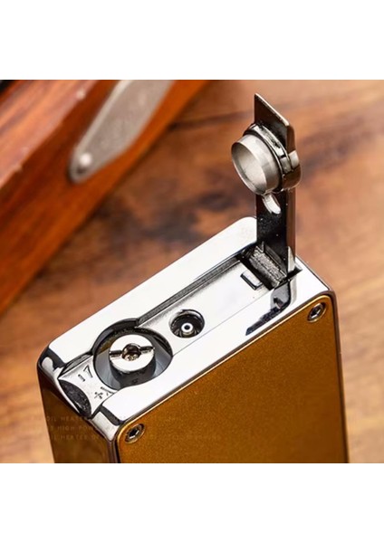 Design Yeni Seri Çift Torch Delicili Puro Çakmağı Gold indirimleri