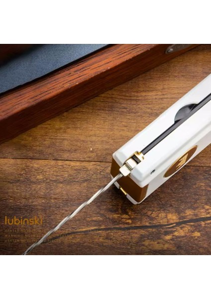 Yeni Seri Dahili V-Cutter Delicili ve Iğneli Çift Torch Puro Çakmağı Gold fırsatları