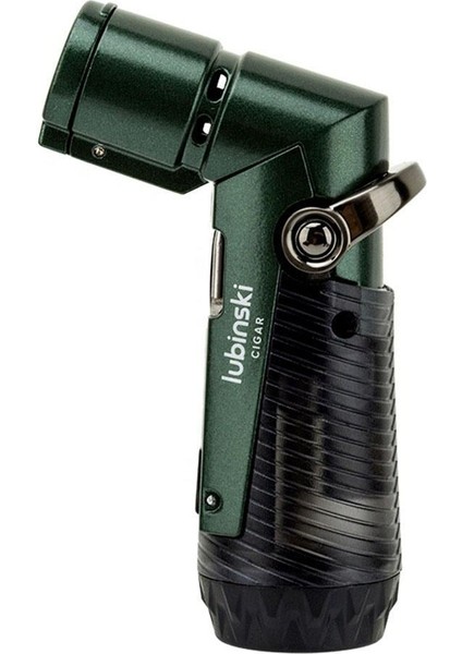 Tek Torch Iğneli ve Delicili Puro Çakmağı Yeşil