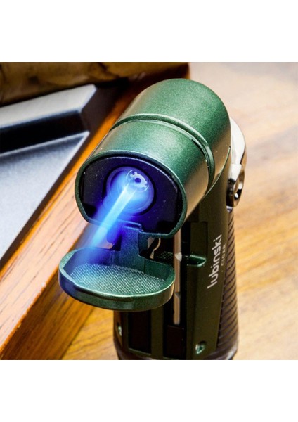 Tek Torch Iğneli ve Delicili Puro Çakmağı Yeşil fiyatları