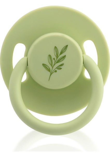 Pure Yuvarlak Uçlu Kauçuk Emzik No:3 18+ Ay Yeşil