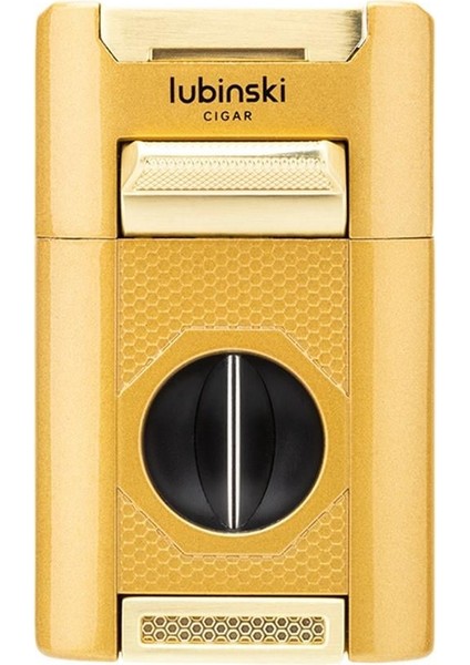 Premium Combo Puro Çakmağı Dahili Kesici - Delici - Iğne - Sehpa Gold