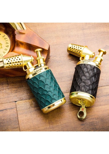 Vintage Tek Torch Masa Tipi Puro Çakmağı Siyah indirimleri