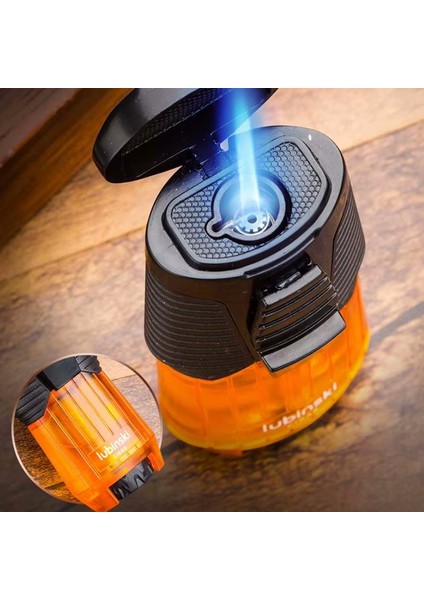 Yeni Seri Basic Tek Torch Sehpalı Puro Çakmağı Siyah fiyatları