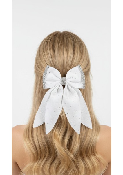 Parlak Taşlı Fiyonk Desenli Otomatik Toka