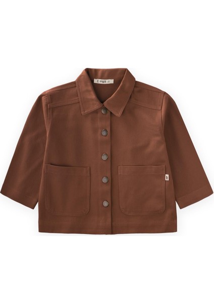 Gabardin Ceket 2-7 Yaş Kahve