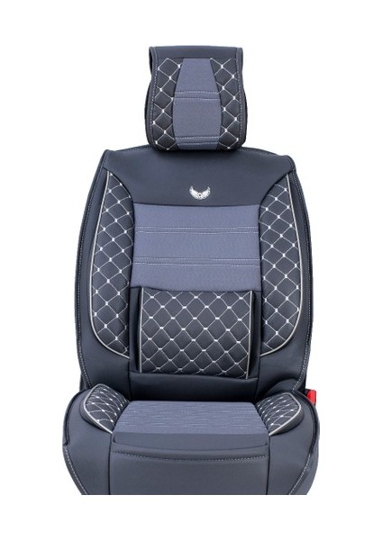 Aldysm Renault Fluence Lüx Deri Oto Koltuk Kılıfı Ön Arka Takım (Mars) Füme fiyatları