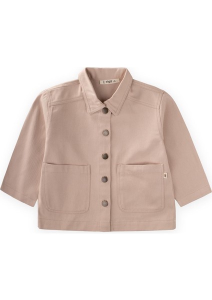 Gabardin Ceket 2-7 Yaş Bej