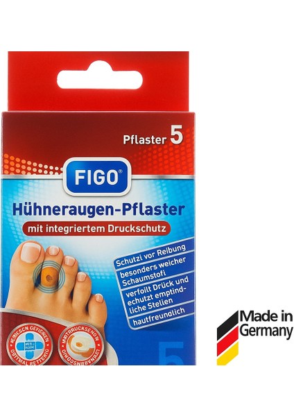 Flaster Nasır ve Siğil Bandı 5 Adet – Basınca Karşı Koruma & Ağrısız Yürüyüş