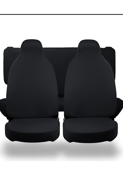 Universal Siyah Koltuk Servis Kılıfı Set