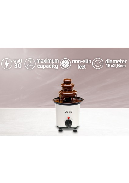 ZLN2144 Fondü Çikolata Şelalesi | Parti & Özel Gün Için Ideal Çikolata Şelalesi Makinesi modelleri