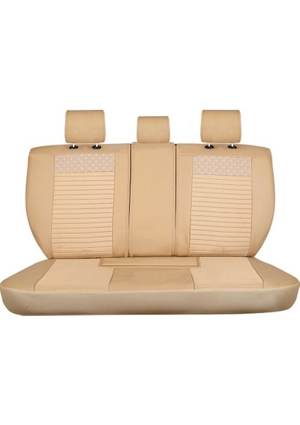 Aldysm Renault Fluence Lüx Deri Oto Koltuk Kılıfı Ön Arka Takım (Elit) Bej fiyatları
