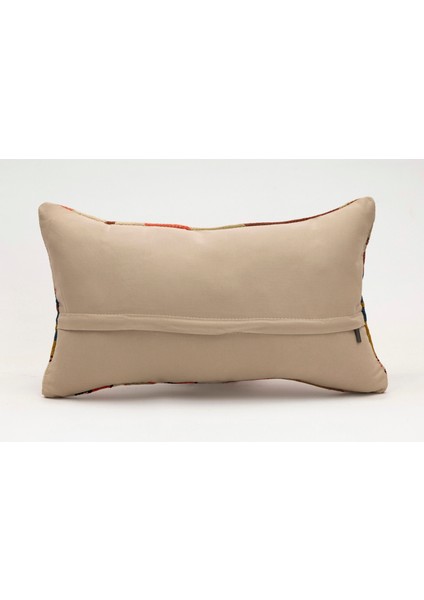 El Yapımı Kilimden Yapılmış Vintage Kırlent Kılıfı, Yün, 30X50 cm modelleri