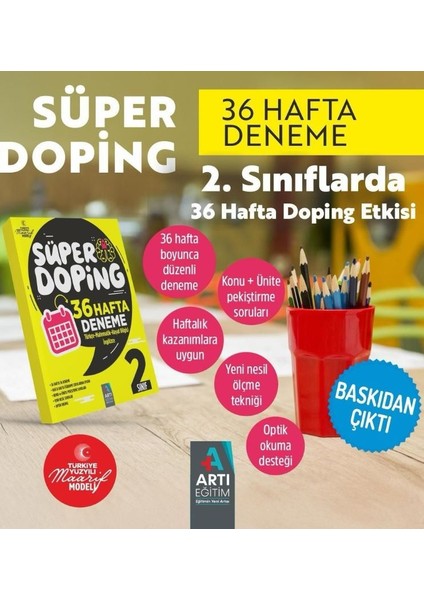 2. Sınıf Süper Doping 36 Hafta Deneme fiyatları