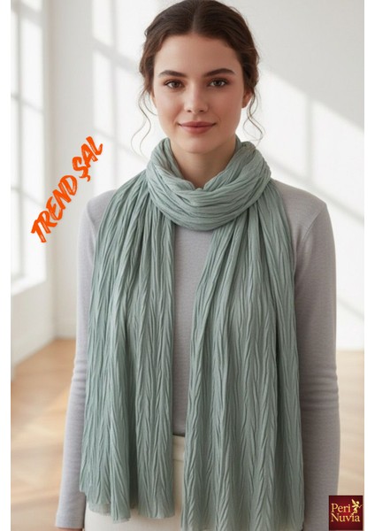 Yumuşak Dokulu Kadın Trend Şal-Hafif Modern Kombin Tamamlayıcı
