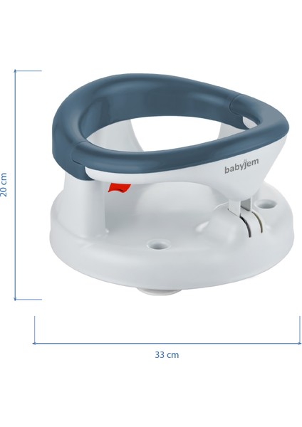 Yandan Açılır Banyo ve Mama Oturağı & Minder 2'li Set İndigo Mavi indirimleri