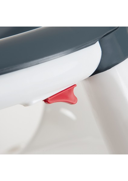 Yandan Açılır Banyo ve Mama Oturağı & Minder 2'li Set İndigo Mavi