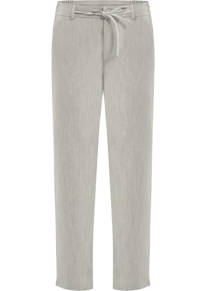 Erkek Bağcıklı Lastik Belli Slim Fit Kumaş Pantolon – Rahat Kalıp, Günlük & Şık Kombin Pantolonu