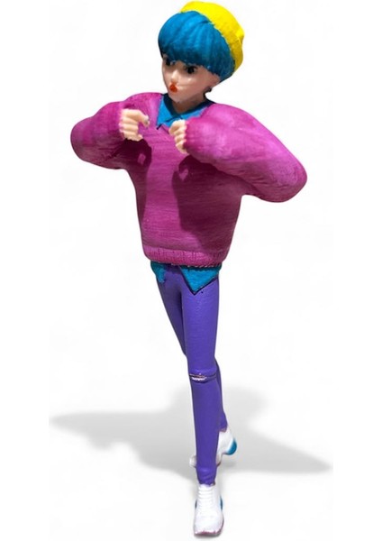 Hd-Baby Saja – El Boyama 3D Koleksiyon Figürü | Demon Hunters Esintili, Yüksek Detaylı Tasarım