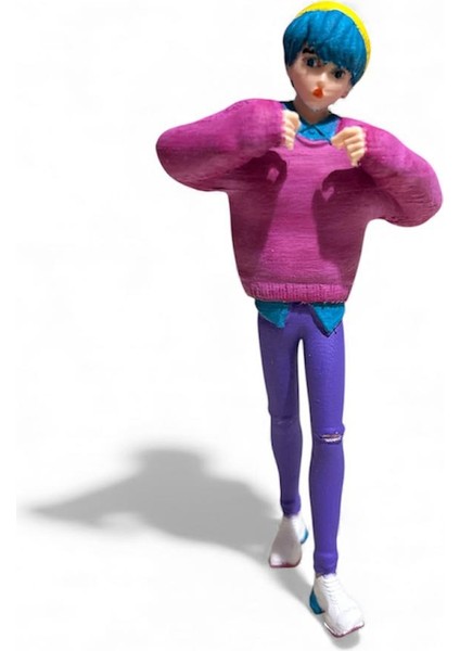 Hd-Baby Saja – El Boyama 3D Koleksiyon Figürü | Demon Hunters Esintili, Yüksek Detaylı Tasarım fiyatları