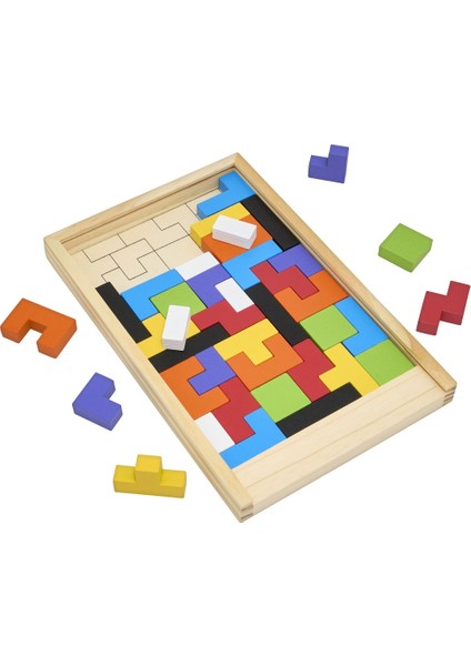 Ideenwelt Ahşap Puzzle 40 Blok fiyatları