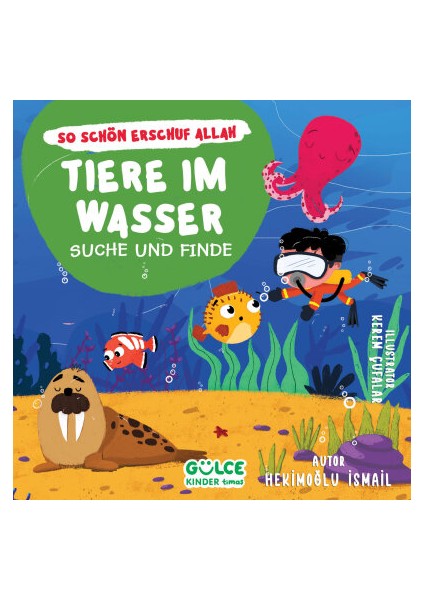 Tiere Im Wasser - Suche Und Finde - Sudaki Hayvanlar - Ara Bul / Allah Ne Güzel Yaratmış (Almanca)
