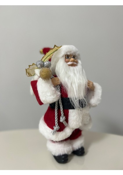 Kırmızı Noel Baba Figür 23 Cm, Süs ve Dekorasyon Için Şık ve Sevimli Tasarım fiyatları