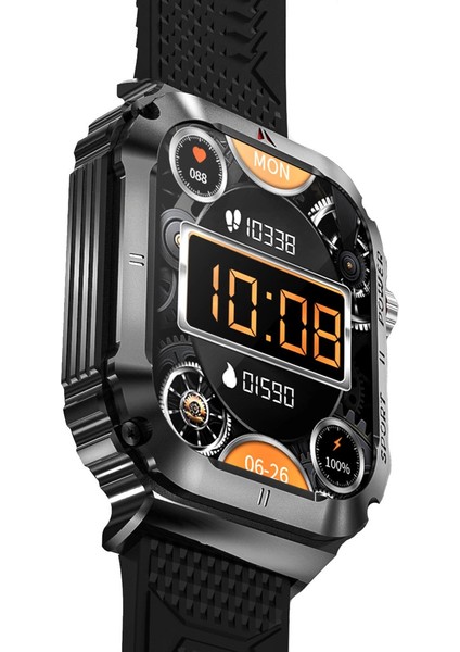 Joko Od3 2.1 Inç IPS Ekran IP68 Su Geçirmez Konuşma ve Nfc Özellikli Akıllı Saat - Siyah