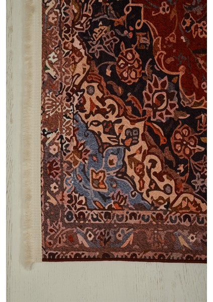 Mars 2167 Etnik Desenli Yıkanabilir Kaymaz Tabanlı Salon Halısı, Koridor ve Mutfak Halısı Kilim modelleri