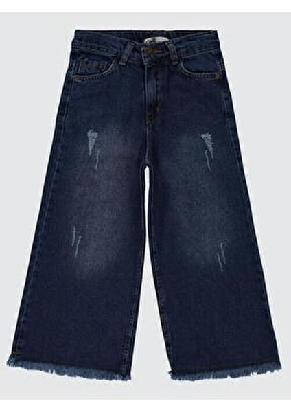 Açık Mavi Kız Çocuk Pantolon 10-11 Yaş S Pamuklu Rahat Model fiyatları