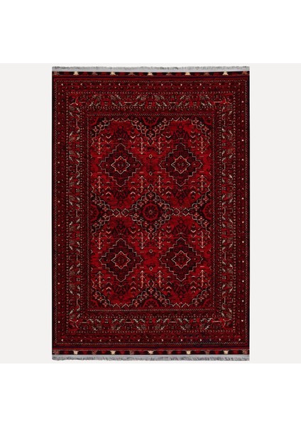 Bordo Otantik Desenli Yıkanabilir Kaymaz Tabanlı Salon Koridor ve Mutfak Halısı Marss 2168 fiyatları