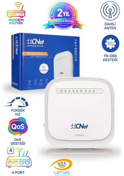 4 Port 300 Mbps Vdsl Modem Router