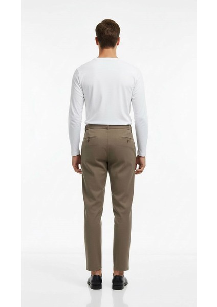 Erkek Bağcıklı Lastik Belli Slim Fit Kumaş Pantolon – Rahat Kalıp, Günlük & Şık Kombin Pantolonu fırsatları
