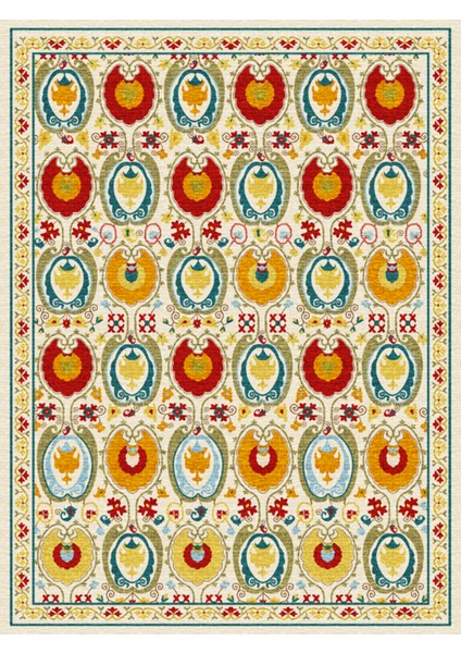 Mars Halı Krem Tonlarında Renkli Dekoratif Halısı MARS262 fiyatları