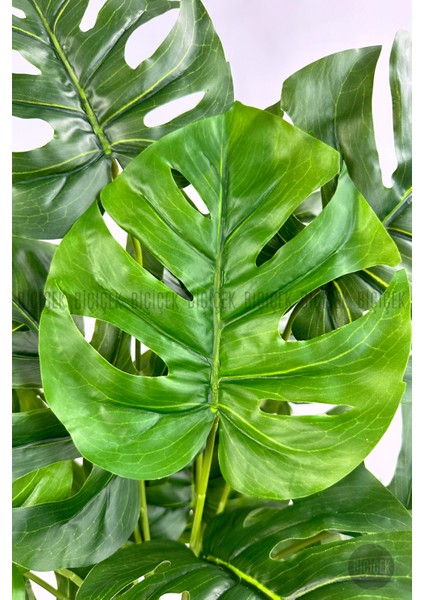 Yapay Monstera Deve Tabanı 65-70 cm Hasır1