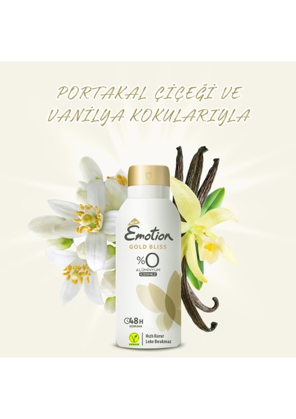 Kadın Deodorant Seti - Natural Bloom, Love 2X150 ml - Gold Bliss,joyous 2X90 ml fırsatları