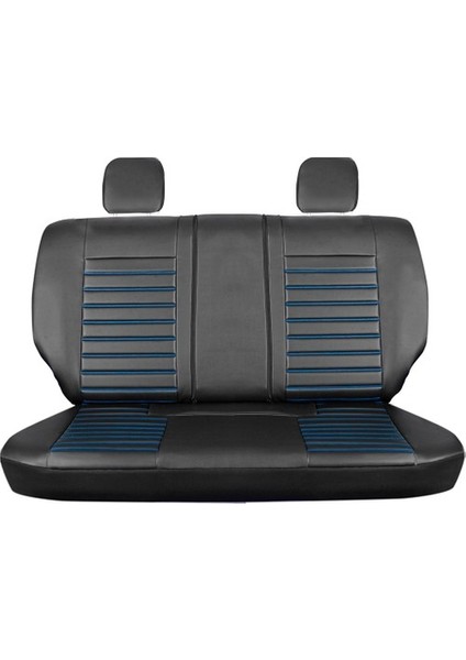 Aldysm Seat Ateca Lüx Oto Koltuk Kılıfı Ön Arka Takım Orijinal Serisi Siyah Mavi modelleri