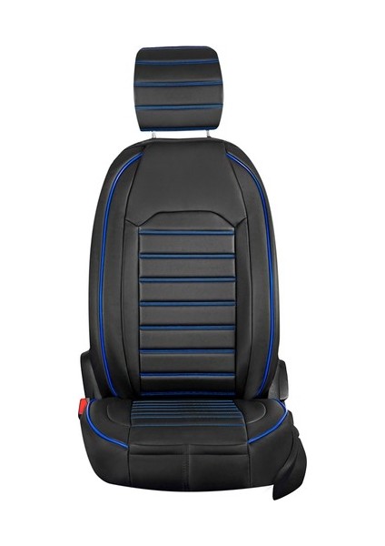 Aldysm Seat Ateca Lüx Oto Koltuk Kılıfı Ön Arka Takım Orijinal Serisi Siyah Mavi fırsatları