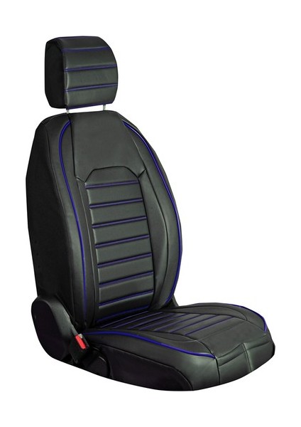 Aldysm Seat Ateca Lüx Oto Koltuk Kılıfı Ön Arka Takım Orijinal Serisi Siyah Mavi indirimleri