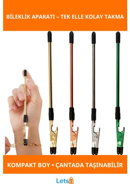 Tek Elle Kolay Bileklik Takma Yardımcı Aparatı
