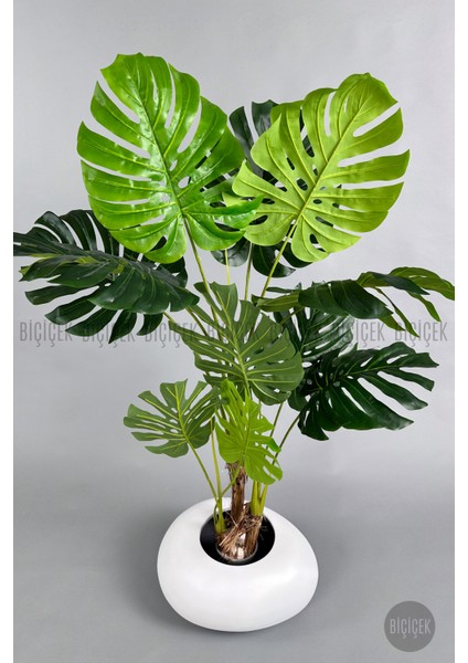 Yapay Monstera Ağacı 150 cm Bone Saksıda indirimleri