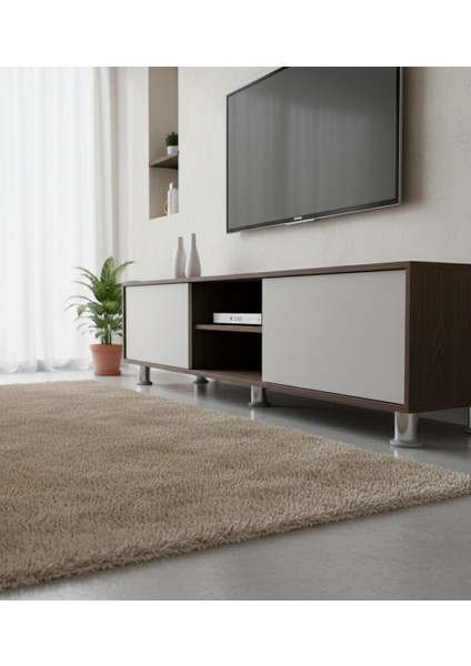 Metal Ayarlanabilir 3 Adet Mobilya Ayağı Metal Tablalı 6cm