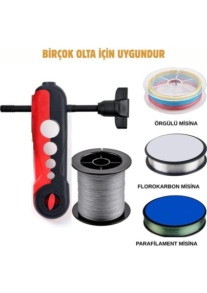 Ayarlanabilir Taşınabilir Olta Misina Sarıcı – Evrensel Makara Hattı Sarma Aparatı – Hafif & Kompakt Balıkçılık Ekipmanı fırsatları